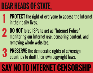 Say No to Internet Censorship