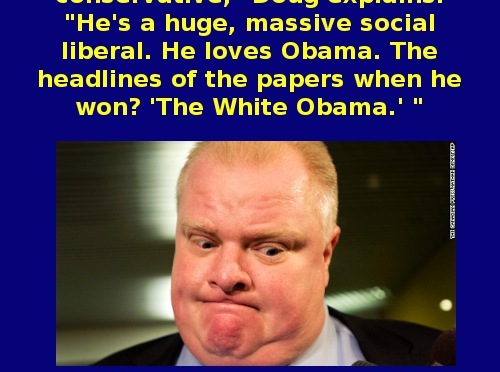Can #WhiteObama distract #cdnpoli away from the #Harper #CPC #FordNation 3 Ring Circus?